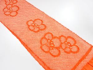 正絹　振袖用　絞り　帯揚げ